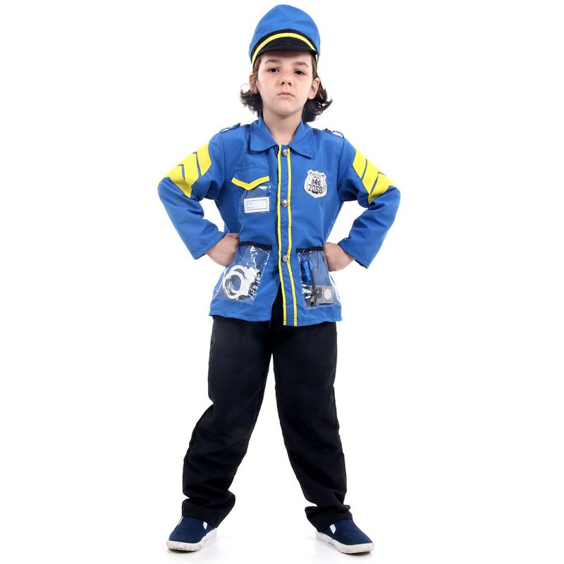 Fantasia Policial Infantil - Profissões - Sula