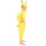 Fantasia Macacão Amarelo Pikachu  P
