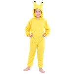 Fantasia Macacão Amarelo Pikachu  P