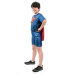 Fantasia Super Homem Infantil Curto com Musculatura - Liga da Justiça G