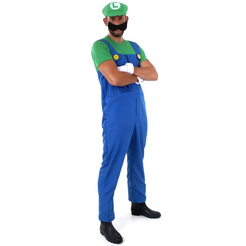 Fantasia Luigi Adulto - Mario Bros  M