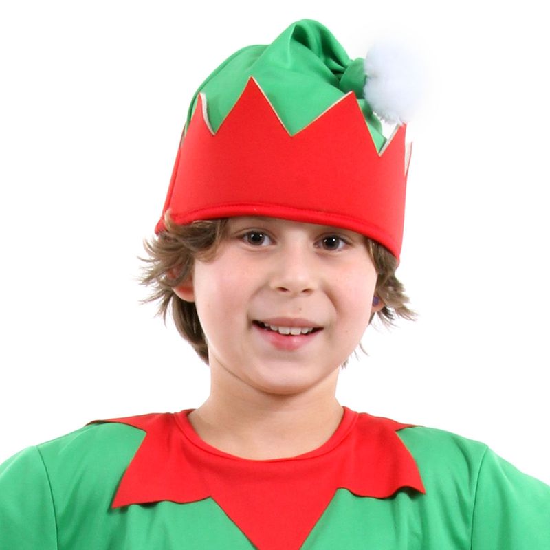 Fantasia Duende Masculino Infantil com Gorro - Natal P