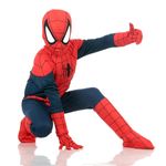 Fantasia Homem Aranha Infantil Premium Original com Máscara e Peitoral - Marvel G