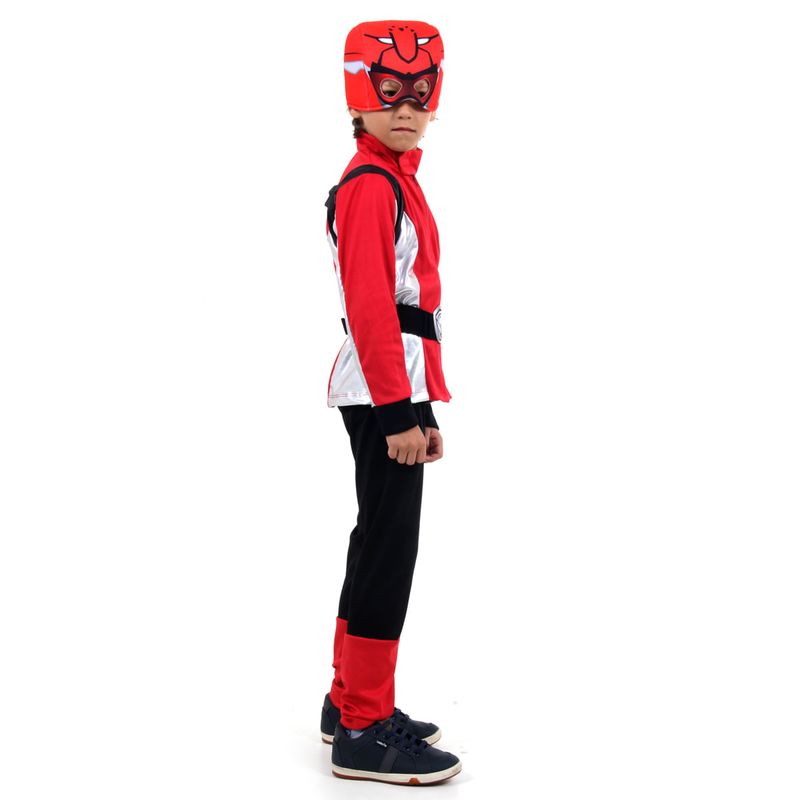 Fantasia Power Rangers Vermelho - Beast Morphers  G