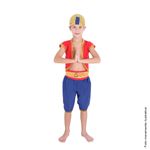 Fantasia Aladin Luxo Infantil - Carnaval  M