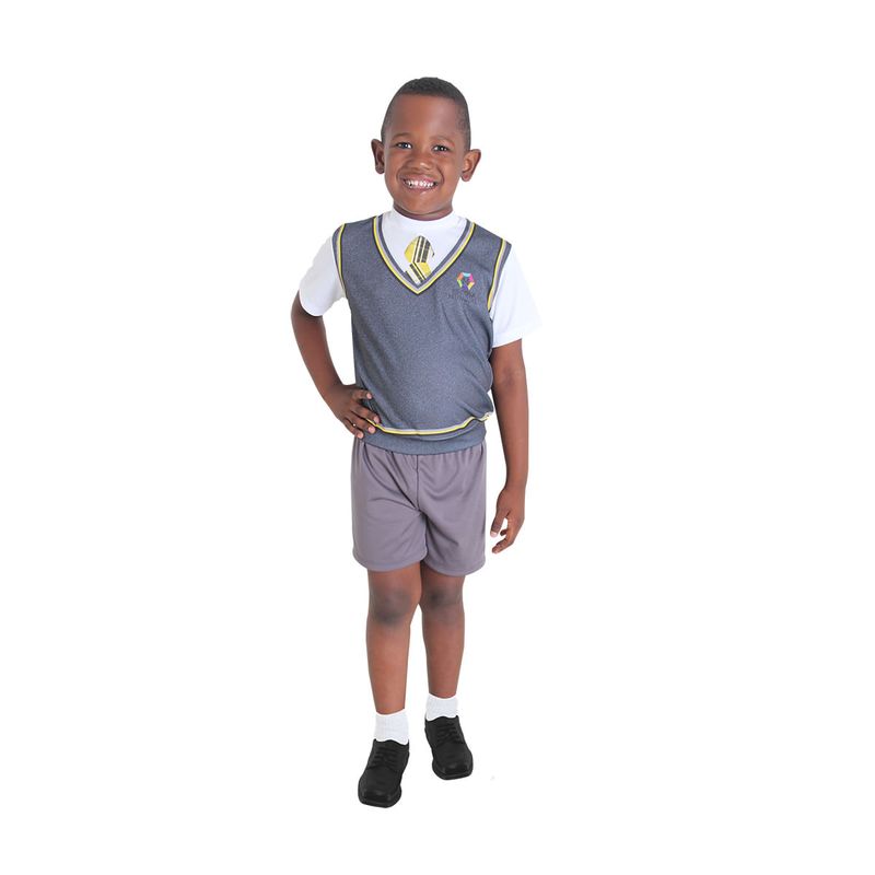 Fantasia Carrossel Masculino Infantil - Cinza P