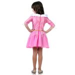 Fantasia Aurora Infantil Vestido Curto Original - Bela Adormecida - Disney Princesas P