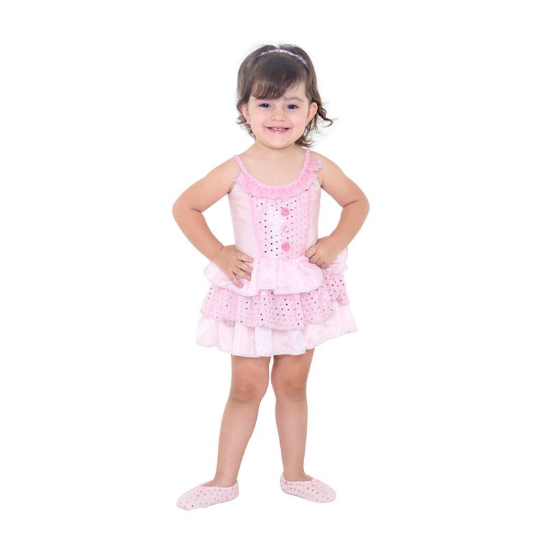 Fantasia Bailarina Bebe Luxo P