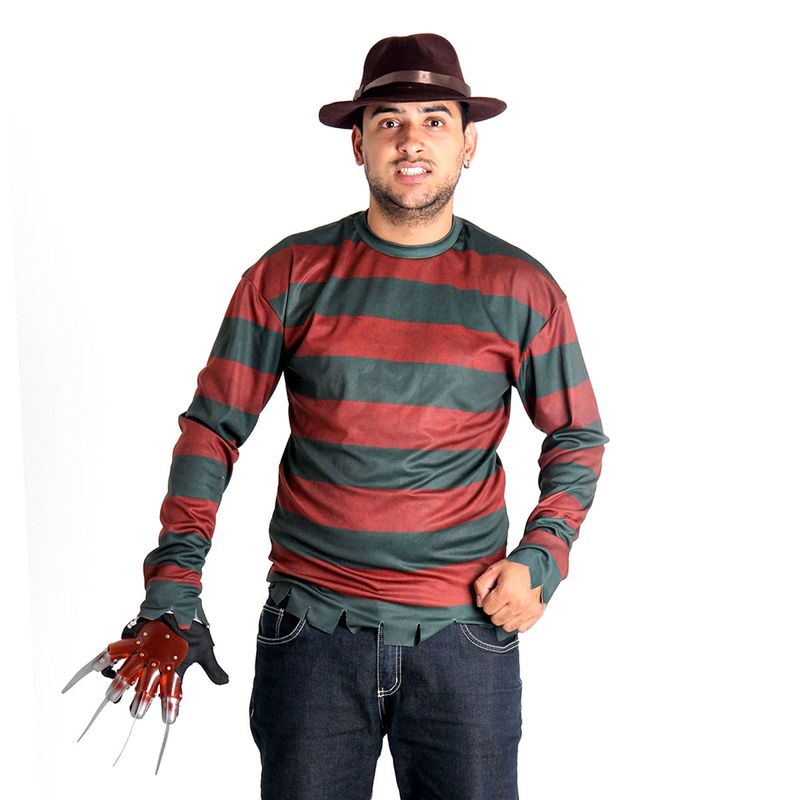 Fantasia Freddy Krueger Adulto - Halloween  G