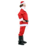 Fantasia Papai Noel Infantil com Barba - Natal G