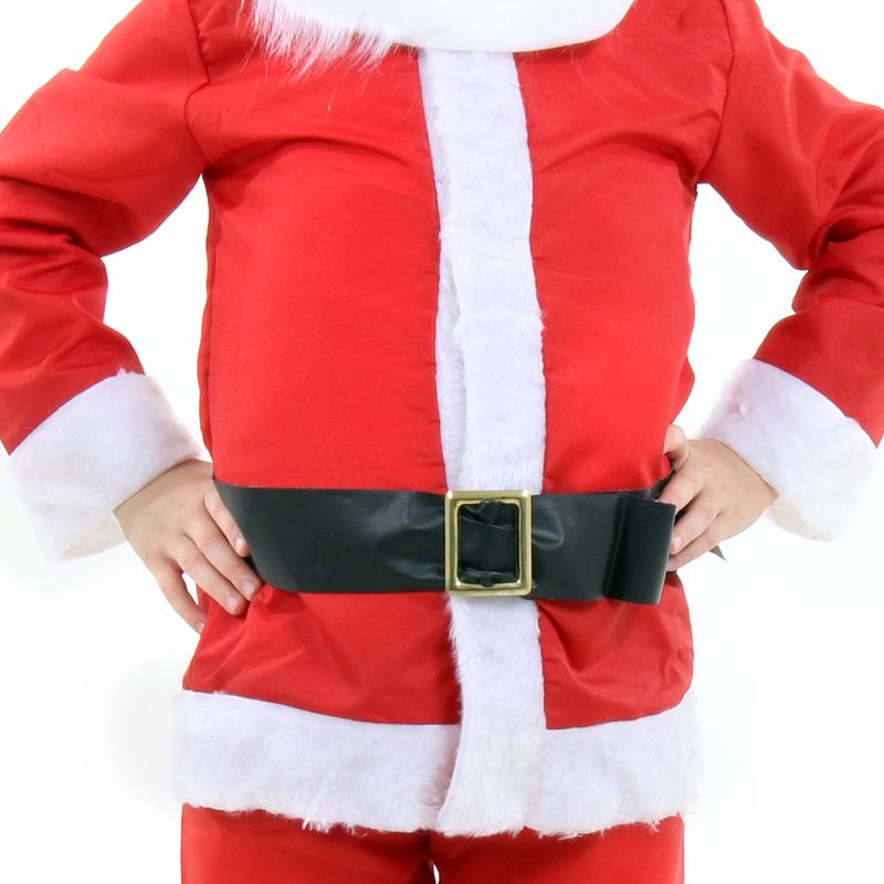 Fantasia Papai Noel Infantil com Barba - Natal G