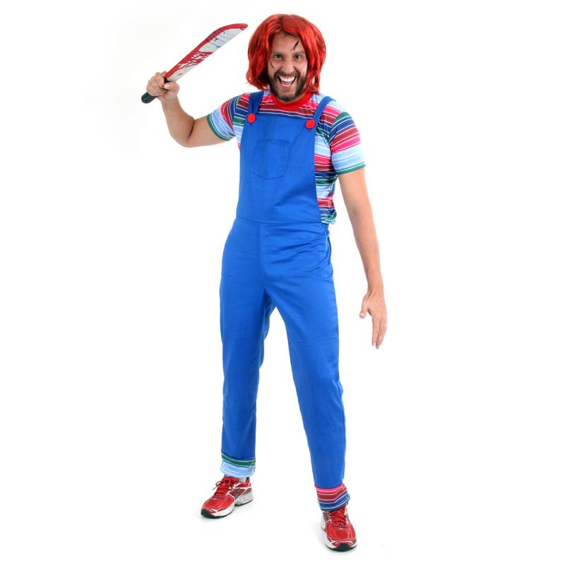 Fantasia Chucky Boneco Assassino Masculino Adulto - Halloween P