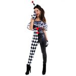 Fantasia Palhaça Assassina Heat Girls - Halloween PP