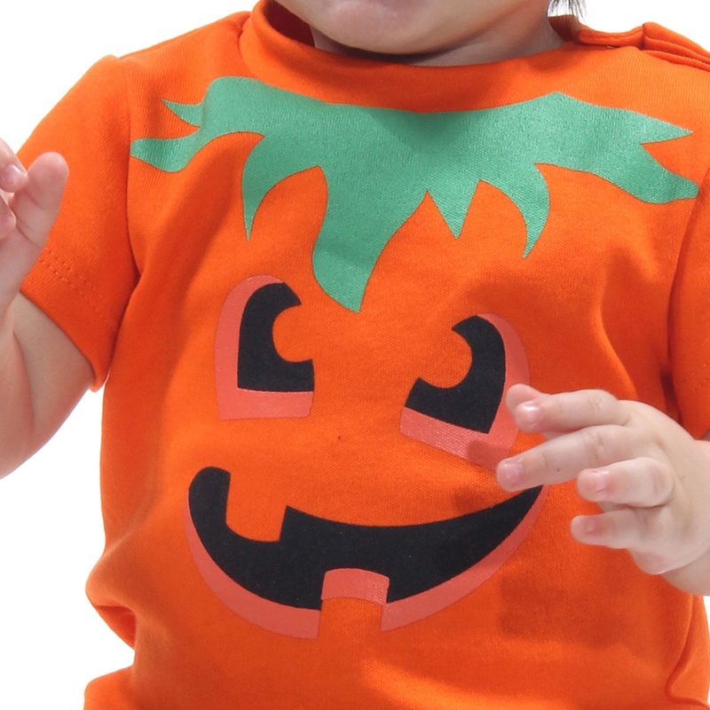 Fantasia Halloween Body Vestido Abóbora Baby Infantil Foto