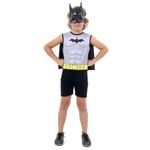 Fantasia Batman Regata Infanil - Liga da justiça - Original G