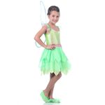 Fantasia Tinker Bell Sininho Infantil Luxo com Asas - Disney G
