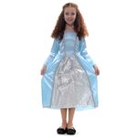 Fantasia Princesa Azul Vestido Infantil P