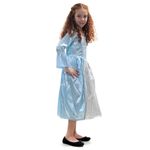 Fantasia Princesa Azul Vestido Infantil P