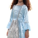 Fantasia Princesa Azul Vestido Infantil P