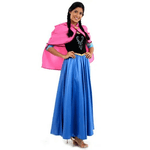 Fantasia Anna Frozen Adulto com Capa - Disney P