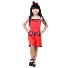 Fantasia Joaninha Vestido Infantil - Carnaval