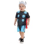 Fantasia Thor Bebê - Vingadores - Marvel  P