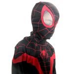 Fantasia Homem Aranha Preto Miles Morales Infantil Original com Máscara - Marvel M