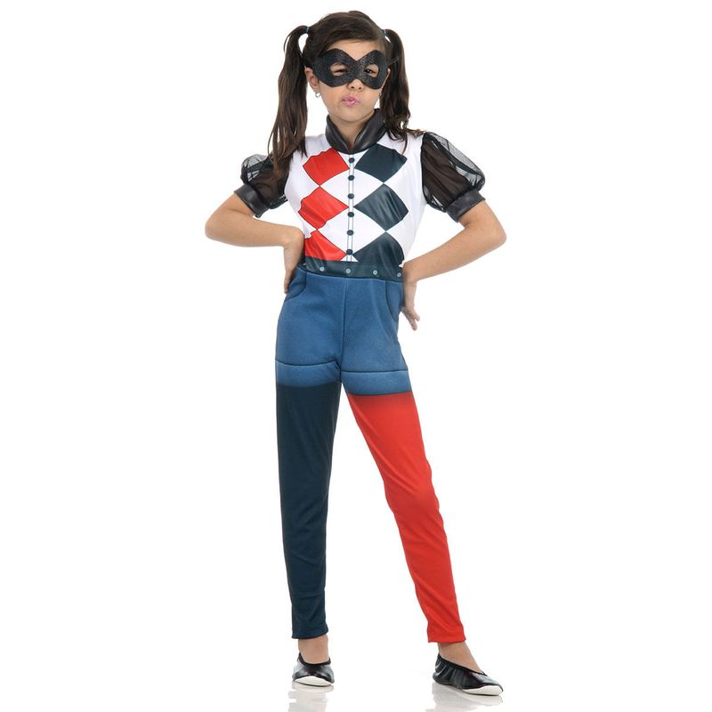 Fantasia Arlequina - Harley Quinn - DC Super Hero Girls P