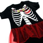 Body com Saia Bebê Caveira Mexicana - Halloween GG