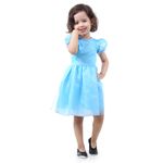 Fantasia Vestido Bebê Azul Bebê - Carnaval  M