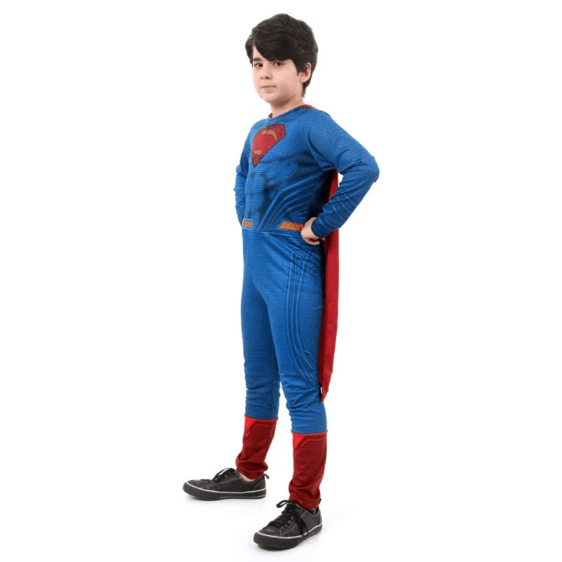 Fantasia Super Homem Infantil Standard - Liga da Justiça Original  G