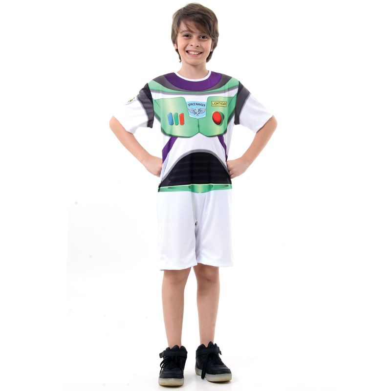 Fantasia Buzz Lightyear Infantil Curto - Disney - Toy Story M