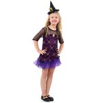 Fantasia Bruxa das Estrelas Infantil - Halloween  M