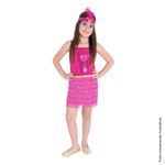 Melindrosa Pink Infantil - Carnaval  P