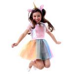 Fantasia Unicórnio Vestido Infantil - Carnaval
 G