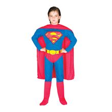 Fantasia Super Homem Infantil Peitoral -  Luxo M