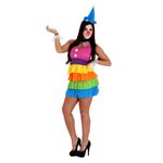 Fantasia Palhaça Adulto - Carnaval  PP