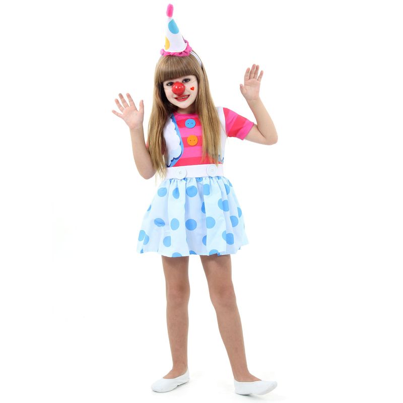Fantasia Infantil Palhacinha Verão PP