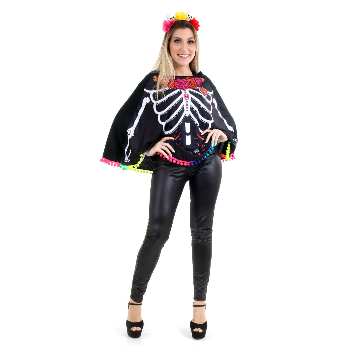 Big FestasBig FestasFANTASIA HALLOWEEN BONECO ASSASSINO FEMININO ADULTO M /  42 A 44 - 01 UNIDADE