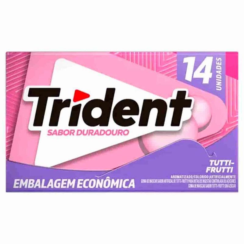 Goma de Mascar Tutti Frutti 25g - Trident