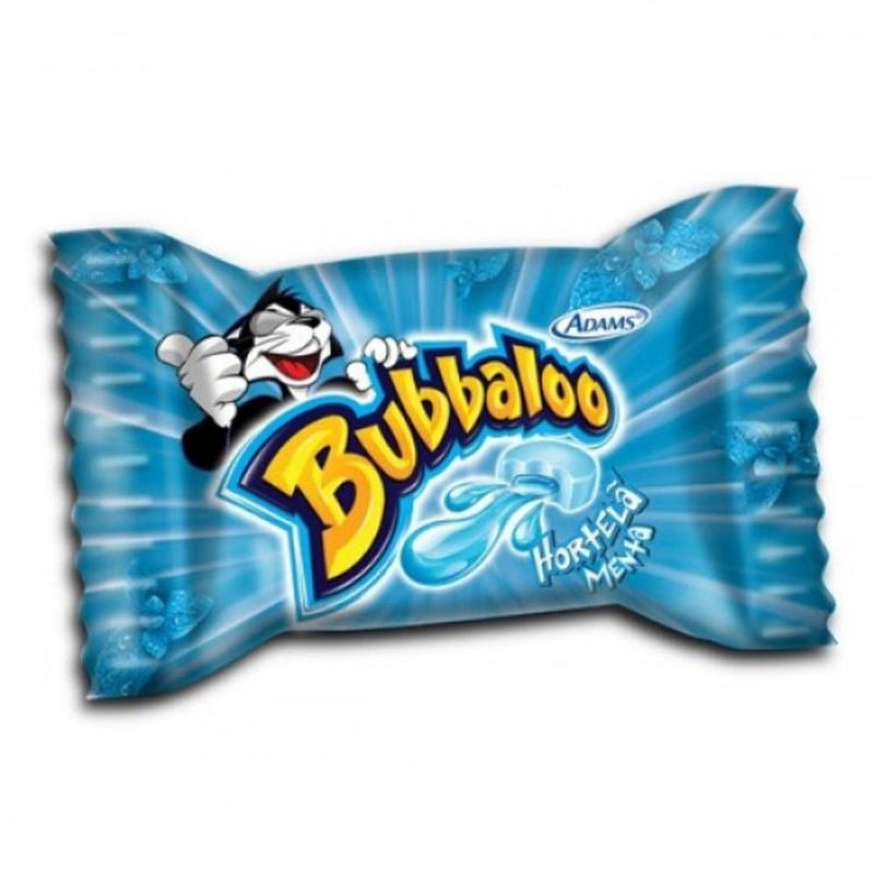 Chiclete Bubbaloo Hortelã c/60 - Adams