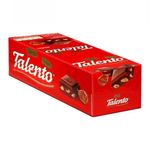 Mini Tablete de Chocolate Talento Vermelho Avelãs 25g c/15 - Garoto