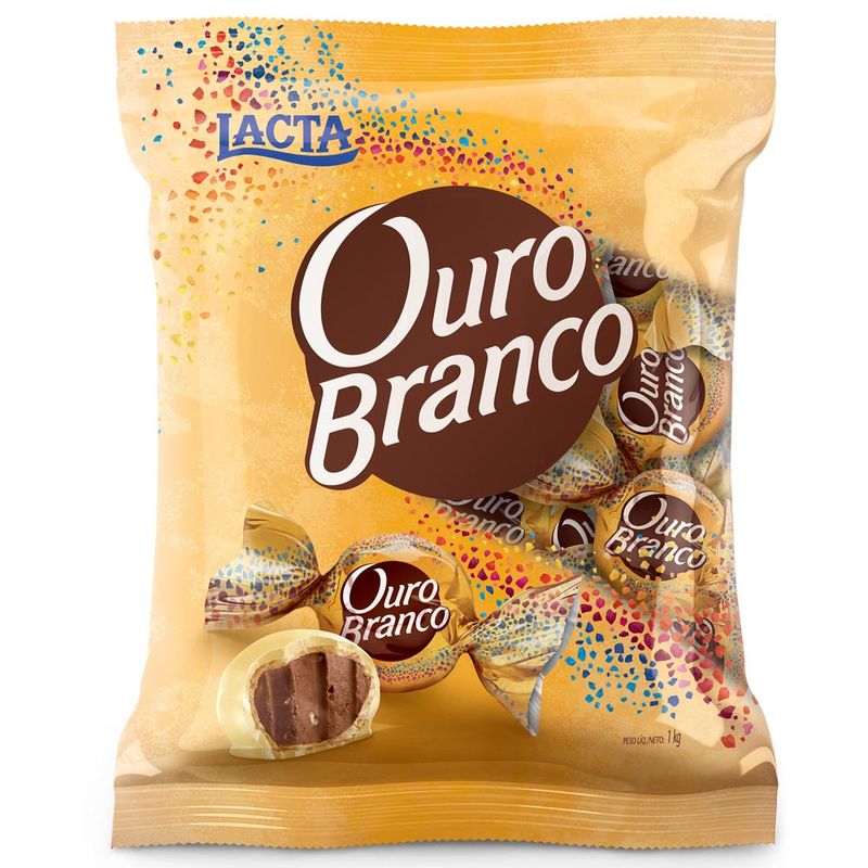 Bombom Ouro Branco 1kg - Lacta