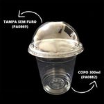 Copo Transparente Plástico PET 300ml Ref.PA0882 c/12 - Darnel