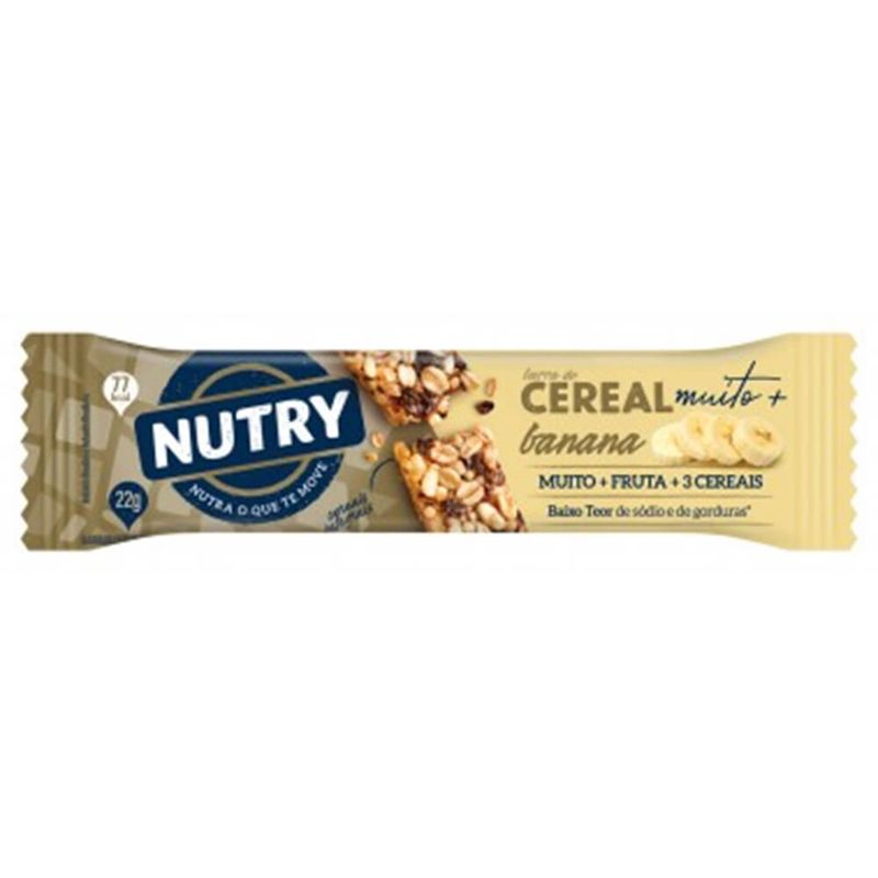 Barra de Cereais Nutry Banana c/24 - Nutrimental