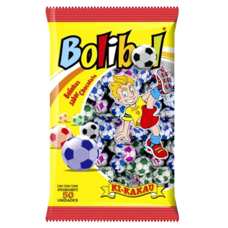 Bolinhas de Futebol Sabor Chocolate Bolibol 340g - Ki Kakau