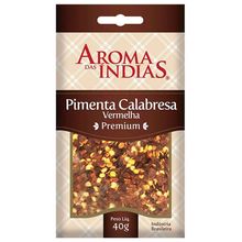 Pimenta Calabresa Vermelha em Flocos 40g - Aroma das Índias