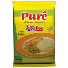 Purê de Batata Instantâneo 160g - KiSabor