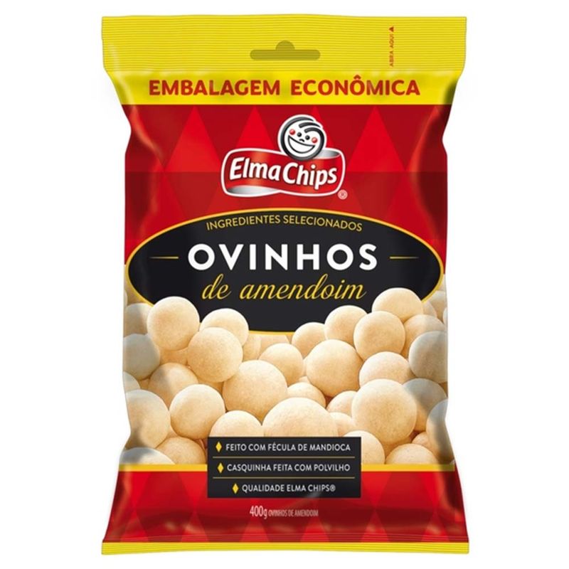 Ovinho de Amendoim 400g - Elma Chips