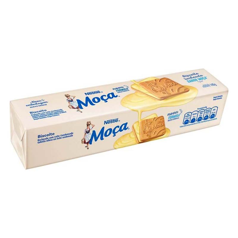 Biscoito Recheado Leite Condensado Moça 140g - Nestlé
